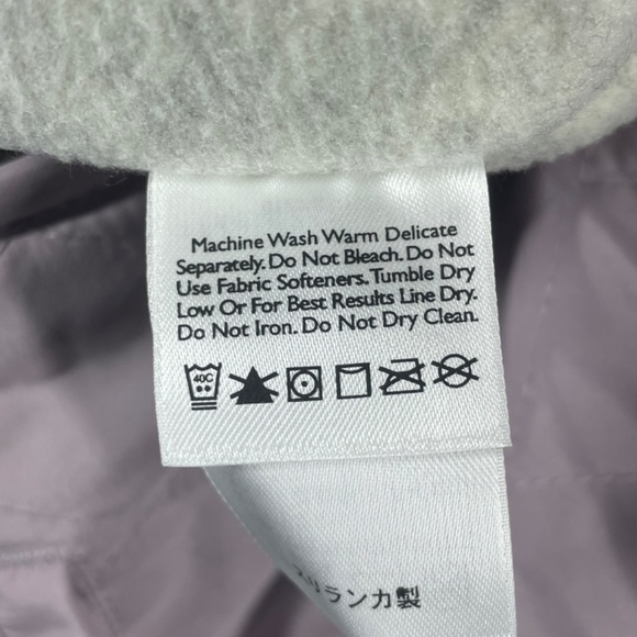 NEW Eddie Bauer Vest Coat Womens Medium purple gray quilted jacket outdoor - Picture 6 of 9